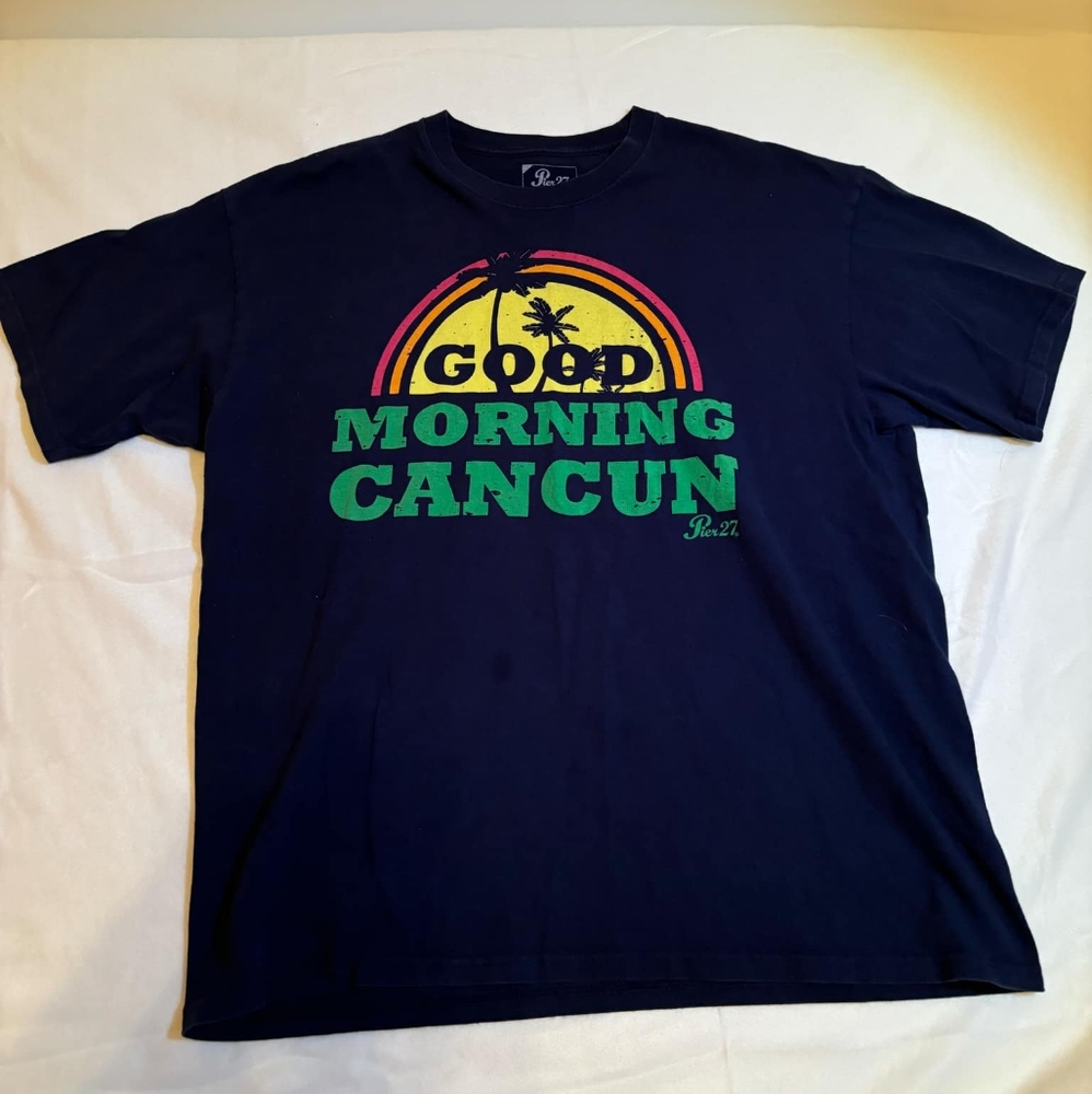 PIER27 GOOD MORNING CANCUN TSHIRT MENS XL